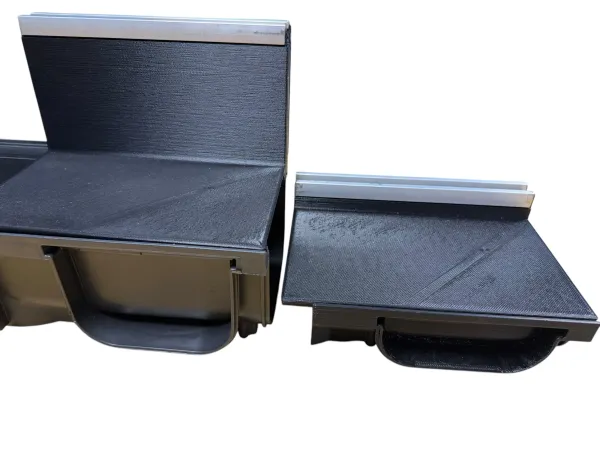 DekDrain Vela A15 Channel Plastic Grate 1m - Edge Slot Drain